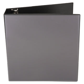 Universal® Economy Round Ring View Binder, 3 Rings, 2" Capacity, 11 x 8.5, Black (UNV20981)