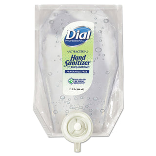 Dial® Professional Eco-Smart Gel Hand Sanitizer Refill, Fragrance-Free, 15 oz Refill, 6/Carton (DIA12258CT)