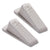 Master Caster® Big Foot Doorstop, No Slip Rubber Wedge, 2.25w x 4.75d x 1.25h, Beige, 2/Pack (MAS00975)