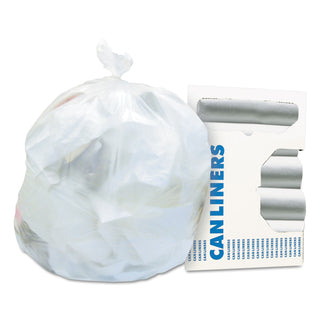 Heritage High-Density Waste Can Liners, 56 gal, 16 microns, 43" x 48", Natural, 200/Carton (HERZ8648VNR01)