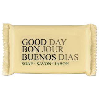Good Day™ Amenity Bar Soap, Pleasant Scent, # 1 1/2, 500/Carton (GTP390150)