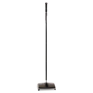 Rubbermaid® Commercial Floor and Carpet Sweeper, 44" Handle, Black/Gray (RCP4212-88BLA)