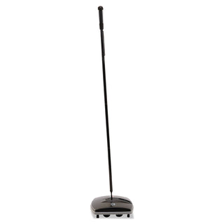 Rubbermaid® Commercial Floor and Carpet Sweeper, 44" Handle, Black/Gray (RCP4212-88BLA)
