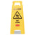 Rubbermaid® Commercial Caution Wet Floor Sign, 11 x 12 x 25, Bright Yellow, 6/Carton (RCP611277YWCT)