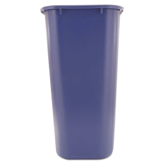 Rubbermaid® Commercial Large Deskside Recycle Container w/Symbol, Rectangular, Plastic, 41.25qt, Blue (RCP295773BE) (RCP295773BE)