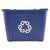 Rubbermaid® Commercial Stacking Recycle Bin, 14 gal, Polyethylene, Blue (RCP5714-73BLU)