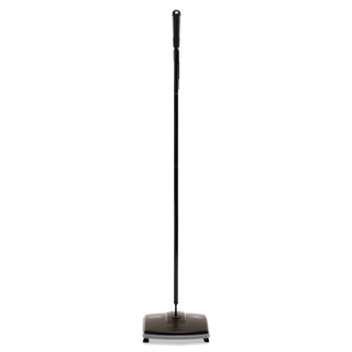 Rubbermaid® Commercial Floor and Carpet Sweeper, 44" Handle, Black/Gray (RCP4212-88BLA)