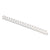 Fellowes® Plastic Comb Bindings, 3/8" Diameter, 55 Sheet Capacity, White, 100/Pack (FEL52371)