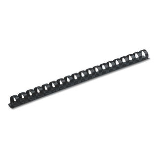Fellowes® Plastic Comb Bindings, 3/8" Diameter, 55 Sheet Capacity, Navy Blue, 100/Pack (FEL52505)