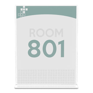 deflecto® Superior Image Double Sided Sign Holder, 8 1/2 x 11 Insert, Clear (DEF590801)