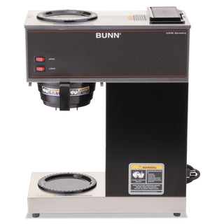 BUNN® VPR Two Burner Pourover Coffee Brewer, Stainless Steel, Black (BUNVPR)
