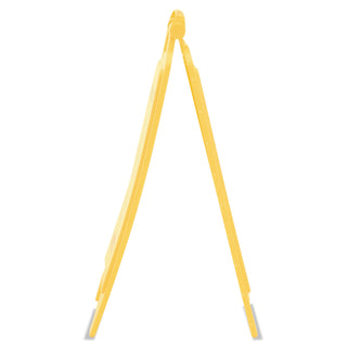 Rubbermaid® Commercial Caution Wet Floor Floor Sign, Plastic, 11 x 12 x 25, Bright Yellow (RCP611277YW)