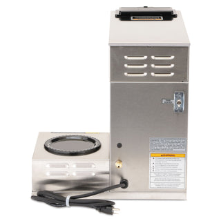 BUNN® CWTF-3 Three Burner Automatic Coffee Brewer, Stainless Steel, Black (BUNCWTF153LP)