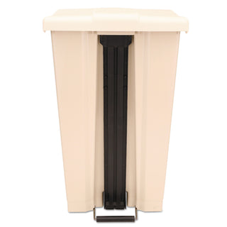 Rubbermaid® Commercial Legacy Step-On Receptacle, 23 gal, Polyethylene, Beige (RCP614600BG)