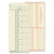 TOPS™ Time Clock Cards, Replacement for K14-15, Two Sides, 3.38 x 8.25, 500/Box (TOP1260)