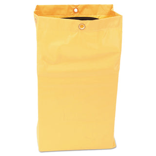 Rubbermaid® Commercial Zippered Vinyl Cleaning Cart Bag, 24 gal, , 17.25" x 30.5", Yellow (RCP1966719)