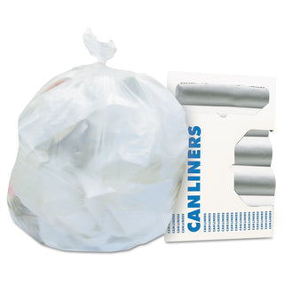 Heritage High-Density Waste Can Liners, 10 gal, 8 microns, 24" x 24", Natural, 1,000/Carton (HERZ4824LNR01) (HERZ4824LNR01)
