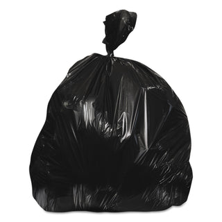 Heritage High-Density Waste Can Liners, 60 gal, 17 microns, 38" x 60", Black, 200/Carton (HERZ7660XKR01)