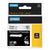 DYMO® Rhino Permanent Vinyl Industrial Label Tape, 0.5" x 18 ft, Clear/Black Print (Q42969)