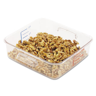 Rubbermaid® Commercial SpaceSaver Square Containers, 2 qt, 8.8 x 8.75 x 2.7, Clear, Plastic (RCP6302CLE) (6302CL)