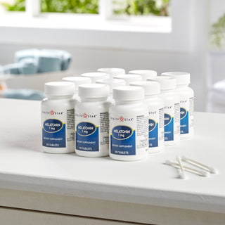 McKesson Brand Natural Sleep Aid 90 per Bottle Tablet 1 mg Strength (972127_BT)