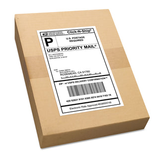 Avery® Shipping Labels w/ TrueBlock Technology, Inkjet/Laser Printers, 5.5 x 8.5, White, 2/Sheet, 500 Sheets/Box (AVE95900)