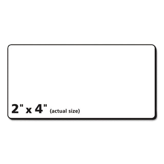 Avery® Matte Clear Easy Peel Mailing Labels w/ Sure Feed Technology, Laser Printers, 2 x 4, Clear, 10/Sheet, 50 Sheets/Box (AVE05663)