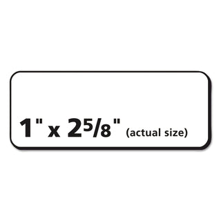 Avery® Matte Clear Easy Peel Mailing Labels w/ Sure Feed Technology, Laser Printers, 1 x 2.63, Clear, 30/Sheet, 10 Sheets/Pack (AVE15660)