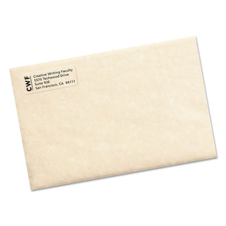 Avery® Matte Clear Easy Peel Mailing Labels w/ Sure Feed Technology, Laser Printers, 0.66 x 1.75, Clear, 60/Sheet, 10 Sheets/Pack (AVE15695)