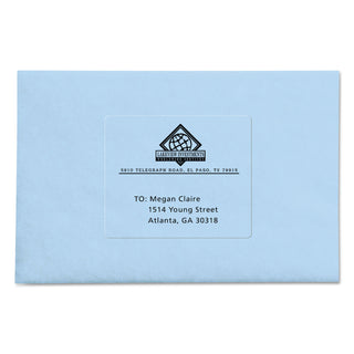 Avery® Easy Peel Mailing Labels For Laser Printers, 3-1/2 x 4, Clear, 60/Pack (AVE15664)