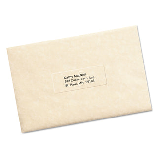 Avery® Matte Clear Easy Peel Mailing Labels w/ Sure Feed Technology, Inkjet Printers, 1 x 2.63, Clear, 30/Sheet, 25 Sheets/Pack (AVE8660)