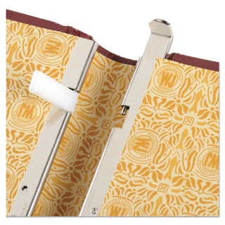 Wilson Jones® Looseleaf Minute Book, Red Leather-Like Cover, 250 Unruled Pages, 8 1/2 x 11 (WLJ039611)
