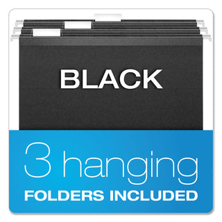 Pendaflex® Portable File Boxes, Letter Files, 14.88" x 6.5" x 11.88", Granite (ESS41737)