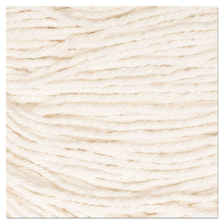 Boardwalk® Super Loop Wet Mop Head, Cotton/Synthetic Fiber, 5" Headband, Medium Size, White (BWK502WHEA)