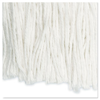 Boardwalk® Cut-End Wet Mop Head, Rayon, No. 24, White (BWK2024REA)