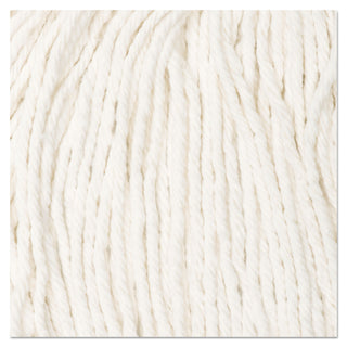 Boardwalk® Cut-End Wet Mop Head, Cotton, #16, White, 12/Carton (UNS2016C)