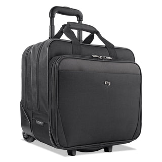 SOLO® Classic Rolling Case, 17.3", 16 3/4" x 7" x 14 19/50", Black (USLCLS9104)