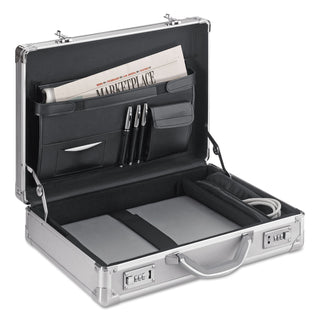 SOLO® Pro Attaché, 17.3", 18" x 5" x 13", Titanium (USLAC10010)