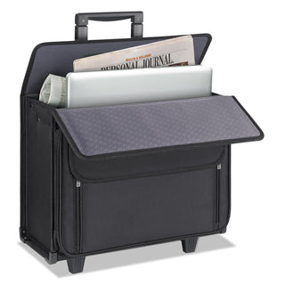 SOLO® Classic Rolling Catalog Case, 17.3", 18" x 7" x 14", Black (USLB1514)