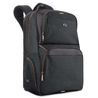 SOLO® Urban Backpack, 17.3", 12 1/2" x 8 1/2" x 18 1/2", Black (USLUBN7014)