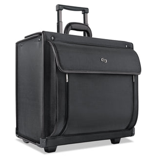 SOLO® Classic Rolling Catalog Case, 16", 18" x 8" x 14", Black (USLPV784)