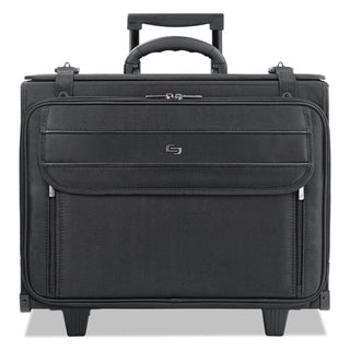 SOLO® Classic Rolling Catalog Case, 17.3", 18" x 7" x 14", Black (USLB1514)