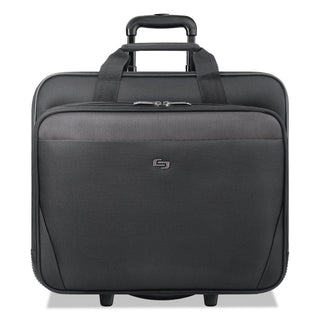 SOLO® Classic Rolling Case, 17.3", 16 3/4" x 7" x 14 19/50", Black (USLCLS9104)