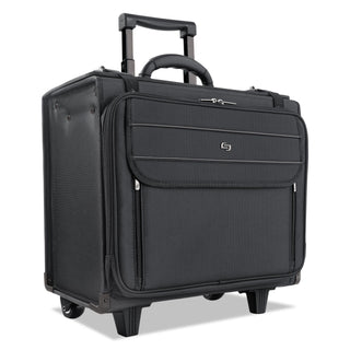 SOLO® Classic Rolling Catalog Case, 17.3", 18" x 7" x 14", Black (USLB1514)