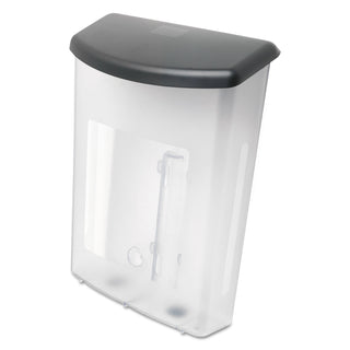 deflecto® Outdoor Literature Box, 10w x 4.5d x 13.13h, Clear/Black (DEF790901)