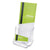 deflecto® DocuHolder for Countertop/Wall-Mount w/Card Holder, 4.38w x 4.25d x 7.75h, Clear (DEF78601)
