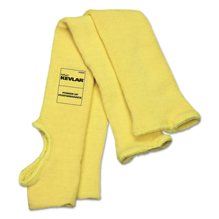 MCR™ Safety Economy Series DuPont Kevlar Fiber Sleeves, One Size Fits All, Yellow, 1 Pair (CRW9378TE)
