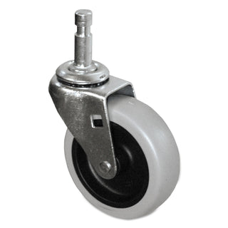 Rubbermaid® Commercial Mop Bucket/Wringer Replacement Caster, 3", Gray/Silver (SGSFG6111L3GRAY)