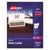 Avery® Note Cards, Laser Printer, 4 1/4 x 5 1/2, Uncoated White, 60/Pack with Envelopes (AVE5315)