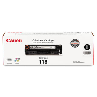 Canon® 2662B001 (118) Toner, 3400 Page-Yield, Black (2662B001)